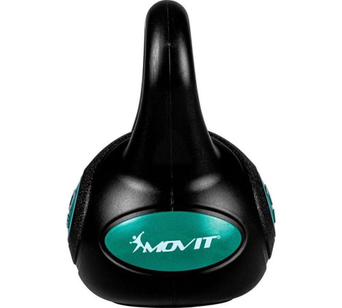 Гиря Movit Kettlebell - 10 кг, чорний / гас