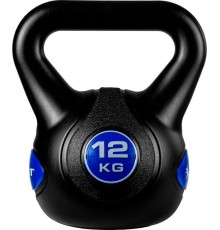 Гиря Movit Kettlebell - 12 кг, чорний / темно-синій