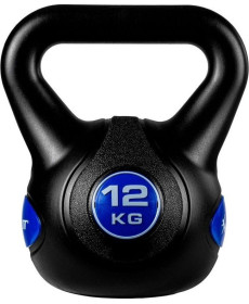 Гиря Movit Kettlebell - 12 кг, чорний / темно-синій