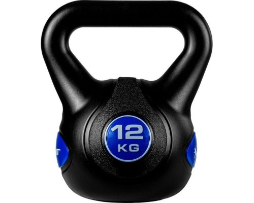 Гиря Movit Kettlebell - 12 кг, чорний / темно-синій