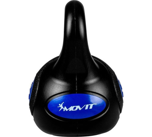 Гиря Movit Kettlebell - 12 кг, чорний / темно-синій