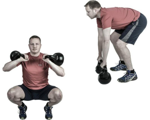 Гиря Movit Professional з м'ячем Kettlebell 14 кг