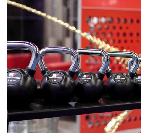 Гиря прогумована 14 кг Bauerfitness AC-1255 Гиря прогумована 14 кг Bauerfitness AC-1255