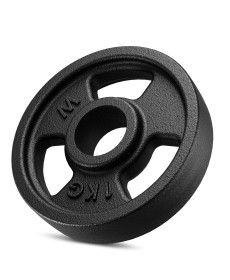 Диск металевий  Tri Grips weight plate 1 кг 31 mm bore - Marbo Sport