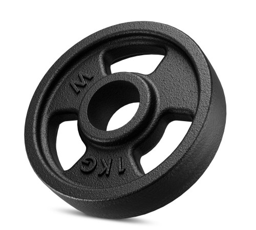 Диск металевий Tri Grips weight plate 1 кг 31 mm bore - Marbo Sport