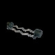 Ламана штанга з прогумованим вантажем 20 кг Bauerfitness AC-1234