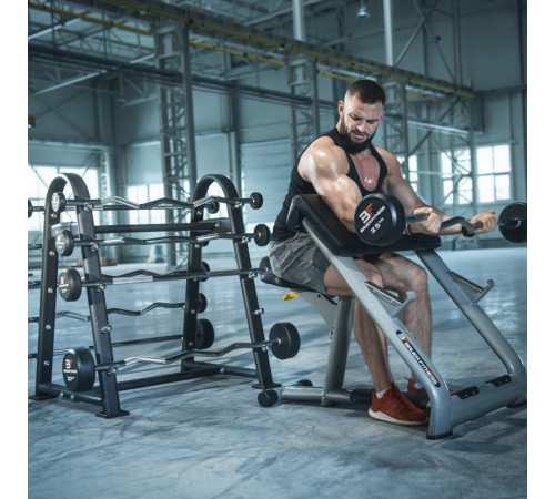 Ламана штанга з прогумованим вантажем 50 кг Bauerfitness AC-12310 Ламана штанга з прогумованим вантажем 50 кг Bauerfitness AC-12310