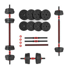 Набір композитної штанги та гантелей 15 кг HMS SGP15