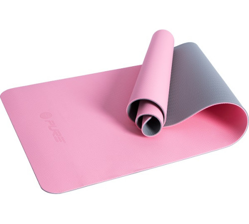 Килимок для фітнесу Pure2Improve TPE YOGA MAT 173x58x0.6см рожевий