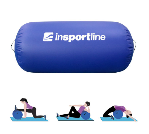 Надувний роликовий циліндр для тренувань inSPORTline Airroll 120x60 cm Надувний роликовий циліндр для тренувань inSPORTline Airroll 120x60 cm
