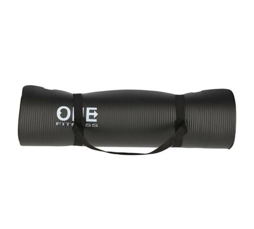 Килимок для йоги YM30 ONE FITNESS - чорний Килимок для йоги YM30 ONE FITNESS - чорний