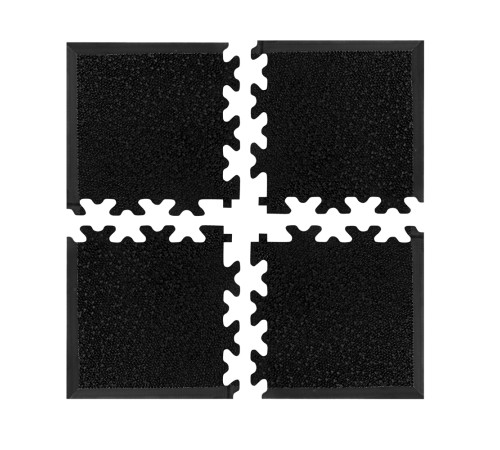 Куточки для килима для обладнання inSPORTline Simple Black – 4 шт. Куточки для килима для обладнання inSPORTline Simple Black – 4 шт.