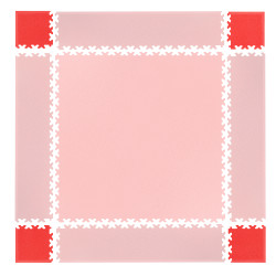 Кутові елементи для килимка inSPORTline Simple Red - 4 шт.