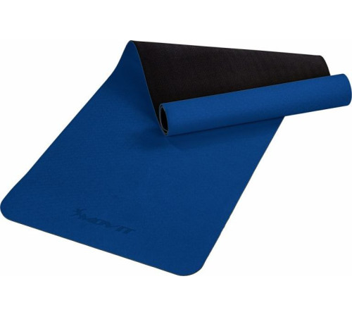 Килимок для занять Movit Yoga, 190 х 60 см, темно-синій Килимок для занять Movit Yoga, 190 х 60 см, темно-синій