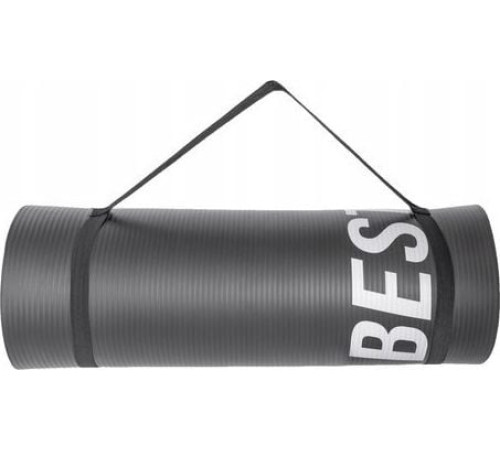 Фітнес-килимок Bestif BM001 180 cm x 60 cm x 1 cm - сірий Фітнес-килимок Bestif BM001 180 cm x 60 cm x 1 cm - сірий