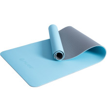 Килимок для вправ Pure2Improve TPE YOGA MAT 173x58x0,6 см блакитний