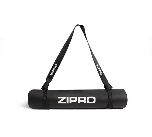 Килимок Zipro Natural Rubber 183x61x0,6 см з ремінцем для йоги