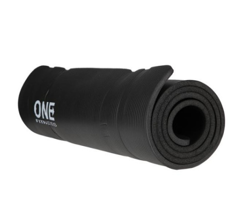 Килимок для йоги YM30 ONE FITNESS – чорний Килимок для йоги YM30 ONE FITNESS – чорний