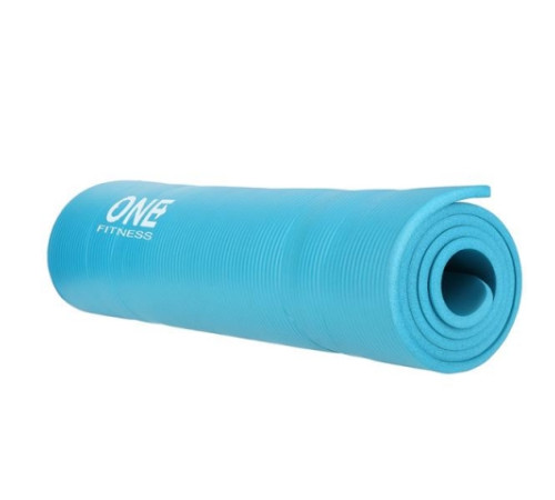 Килимок для йоги YM30 ONE FITNESS – блакитний Килимок для йоги YM30 ONE FITNESS – блакитний
