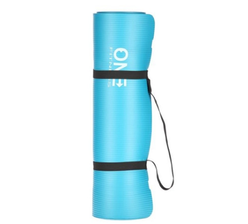 Килимок для йоги YM30 ONE FITNESS – блакитний Килимок для йоги YM30 ONE FITNESS – блакитний