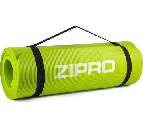 Фітнес-килимок Zipro 180 cm x 60 cm x 1.5 cm - салатовий Фітнес-килимок Zipro 180 cm x 60 cm x 1.5 cm - салатовий