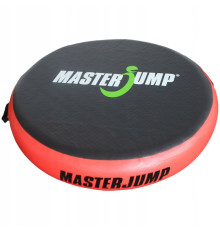 Надувний батут для гімнастики 100 x 20 см MASTER Black Red