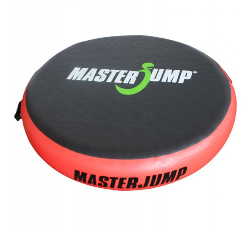 Надувний батут для гімнастики 100 x 20 см MASTER Black Red