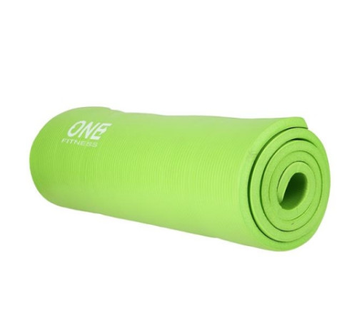 Килимок для йоги YM40 ONE FITNESS – салатовий Килимок для йоги YM40 ONE FITNESS – салатовий