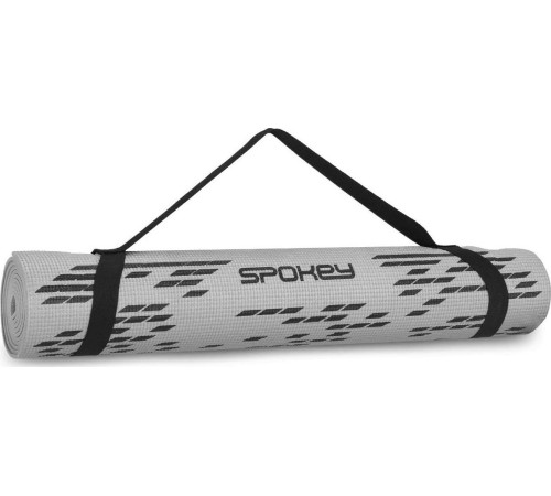 Килимок для фітнесу Spokey Lightmat II 180x60x0.4 см - сірий