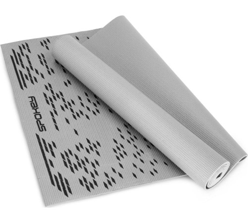 Килимок для фітнесу Spokey Lightmat II 180x60x0.4 см - сірий