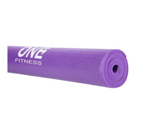 Килимок для йоги та фітнесу YM01 One Fitness - фіолетовий Килимок для йоги та фітнесу YM01 One Fitness - фіолетовий