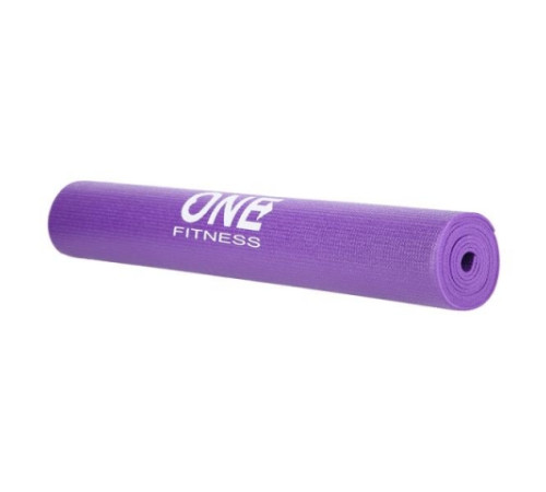 Килимок для йоги та фітнесу YM01 One Fitness - фіолетовий Килимок для йоги та фітнесу YM01 One Fitness - фіолетовий
