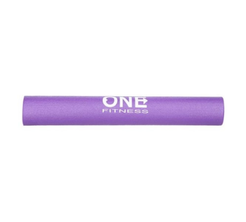 Килимок для йоги та фітнесу YM01 One Fitness - фіолетовий Килимок для йоги та фітнесу YM01 One Fitness - фіолетовий