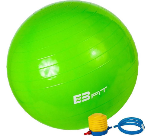 Гімнастичний м'яч з насосом Energetic Body 55 cm - зелений Гімнастичний м'яч з насосом Energetic Body 55 cm - зелений