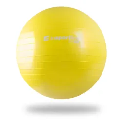 М'яч гімнастичний для занять фітнесом inSPORTline Lite Ball 45 см - жовтий