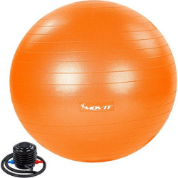 Гімнастичний м'яч з насосом Movit  75 cm - помаранчевий 