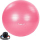Гімнастичний м'яч з насосом Movit 65 cm - рожевий