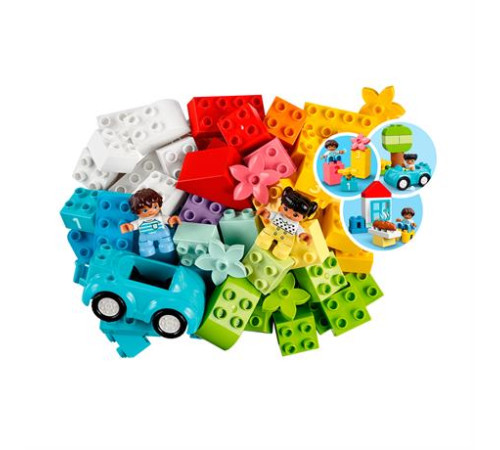 Конструктор LEGO DUPLO Classic Коробка з кубиками 65 ел. (10913) Конструктор LEGO DUPLO Classic Коробка з кубиками 65 ел. (10913)