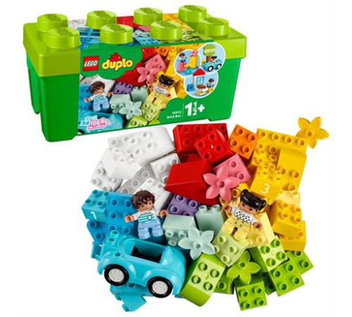 Конструктор LEGO DUPLO Classic Коробка з кубиками 65 ел. (10913) Конструктор LEGO DUPLO Classic Коробка з кубиками 65 ел. (10913)