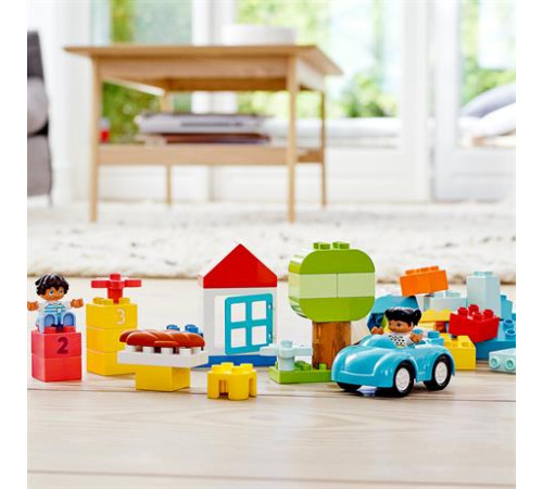 Конструктор LEGO DUPLO Classic Коробка з кубиками 65 ел. (10913) Конструктор LEGO DUPLO Classic Коробка з кубиками 65 ел. (10913)