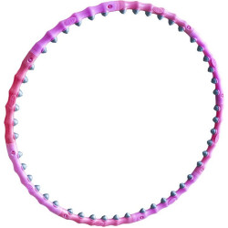Обруч Allright Hula Hop Hoop 90 см з масажем рожевий (FE05012)