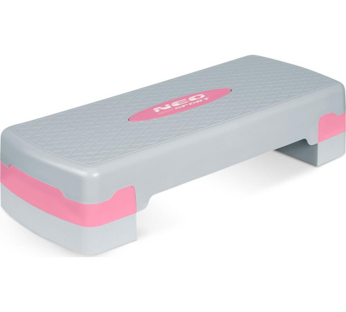 Степ-платформа+килимок Neo-Sport Step NS-401 - сіро-рожева Степ-платформа+килимок Neo-Sport Step NS-401 - сіро-рожева