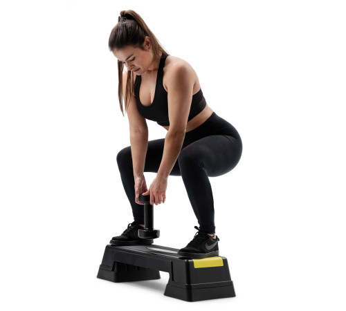 Степ платформа Hop-Sport HS-PP020AS чорно-жовта