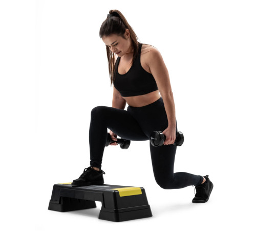 Степ платформа Hop-Sport HS-PP020AS чорно-жовта