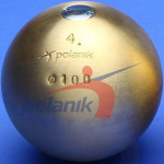 М'яч латунний змагальний Polanik 4 кг, діам. 100 мм; IAAF I-00-0198<br>