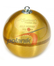 Молот латунний змагальний 4 кг, Polanik Premium Line Gold Hammer, IAAF I-10-0464<br>