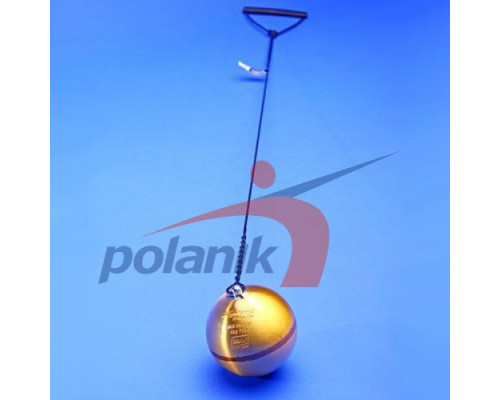 Молот латунний змагальний 4 кг, Polanik Premium Line Gold Hammer, IAAF I-10-0464<br>