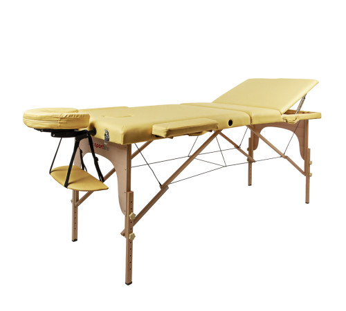 Масажний стіл inSPORTline Japane 3-Piece Wooden - золотистий Масажний стіл inSPORTline Japane 3-Piece Wooden - золотистий