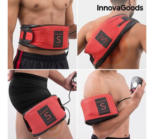 Розігріваючий масажер для схуднення InnovaGoods Vibration Belt Розігріваючий масажер для схуднення InnovaGoods Vibration Belt