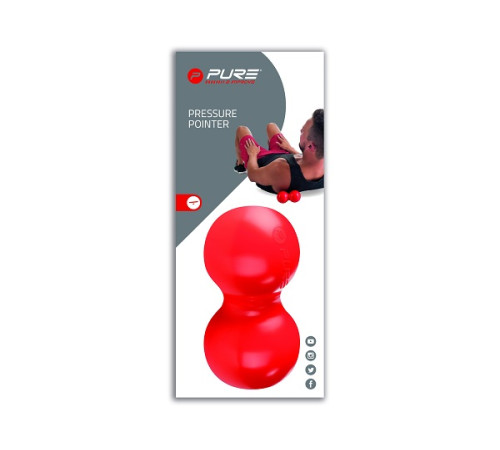 Масажний ролик duo ball Pure2Improve PRESSURE POINTER